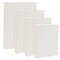 Da Vinci Pro Ultra Smooth Wood Canvas Gesso Board - 3/4" Deep, Bundle of 4 Medium Rectangle White Acrylic Polymer Gesso Panels for Painting Fine Portraits, Ultra Fine Detail Illustrations and Artwork